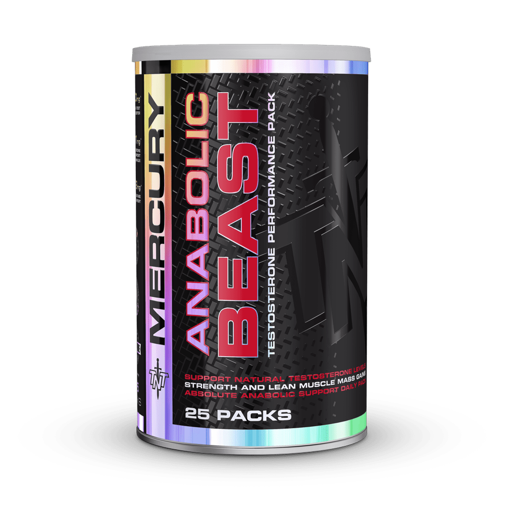 TNT Mercury Anabolic Beast Testosterone Performance Pack - 25 Packs