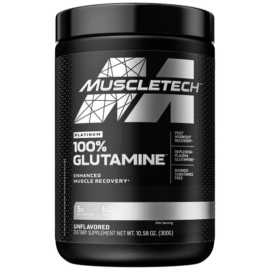 MuscleTech Platinum 100% Glutamine Powder 300g