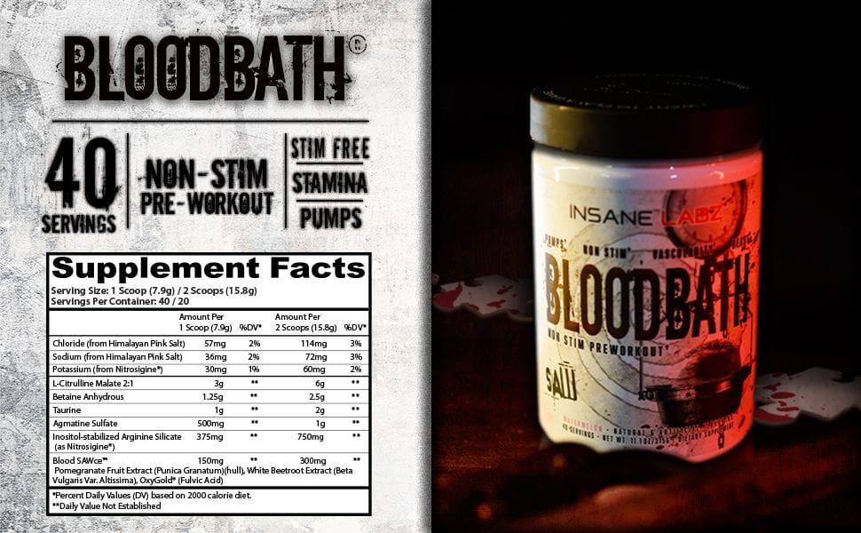 Insane Labz BLOODBATH Pre-workout